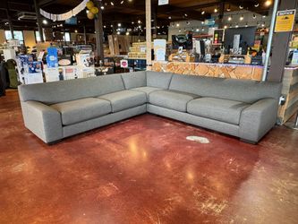 ROOM & BOARD Contemporary Low Profile L-Shape 3-Piece Sectional Sofa