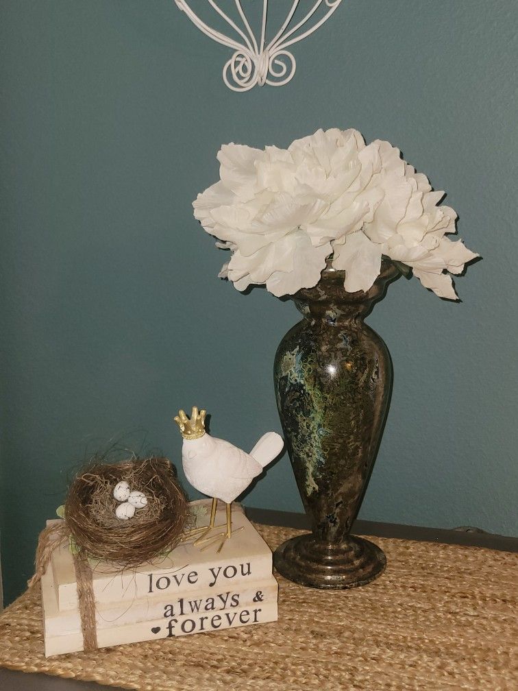 "Julie" Cobalt Vase 13" Tall- Pictures Don't Do Justice!!!