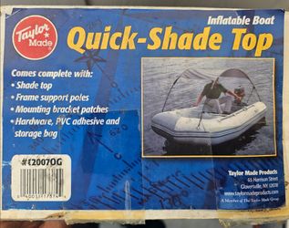 Quick-Shade Top for Inflatable Boats by Taylor Made