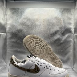 Nike Air Force 1 low ivory snake