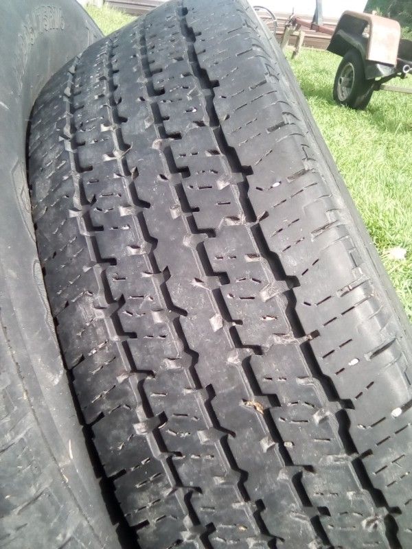 LT 225/75R16 Auto Tires: All Three For 20.00