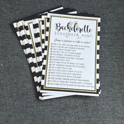 Bachelorette Scavenger Hunt Game