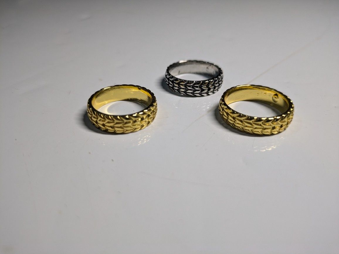Motorcycle Rings (3) $60, New Firm, pick up San Jose CA Jum