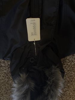 Wantdo Black Winter Jacket with Fur Trim