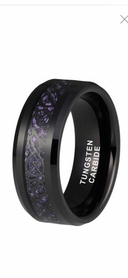 COI black Tungsten Carbide Ring