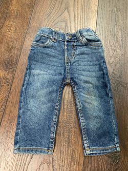 Boys blue jeans size 9 months Osh Kosh straight #11