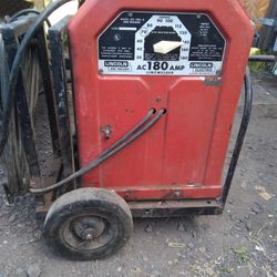 Welder it's a Lincoln AC tombstone 180 ARC  welder that works great.needs a Plug on it  I just got a Lincoln 225 gas-powered welder  and don't use thi