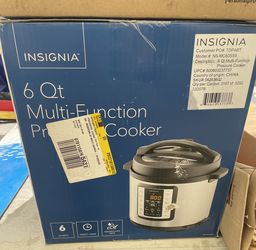 NIB Insignia 6 Qt Multi-function Pressure Cooker