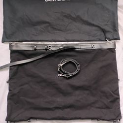 Saint Laurent Gabardine Convertible ID Handbag 