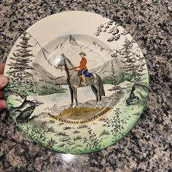Royal Shaffordshire The Mountie Canada plate