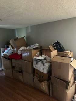 Boxes full off make up for free
