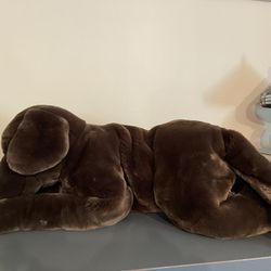 Giant Stuffed Animal 32” - Real Life Brown Labrador Dog Looks New