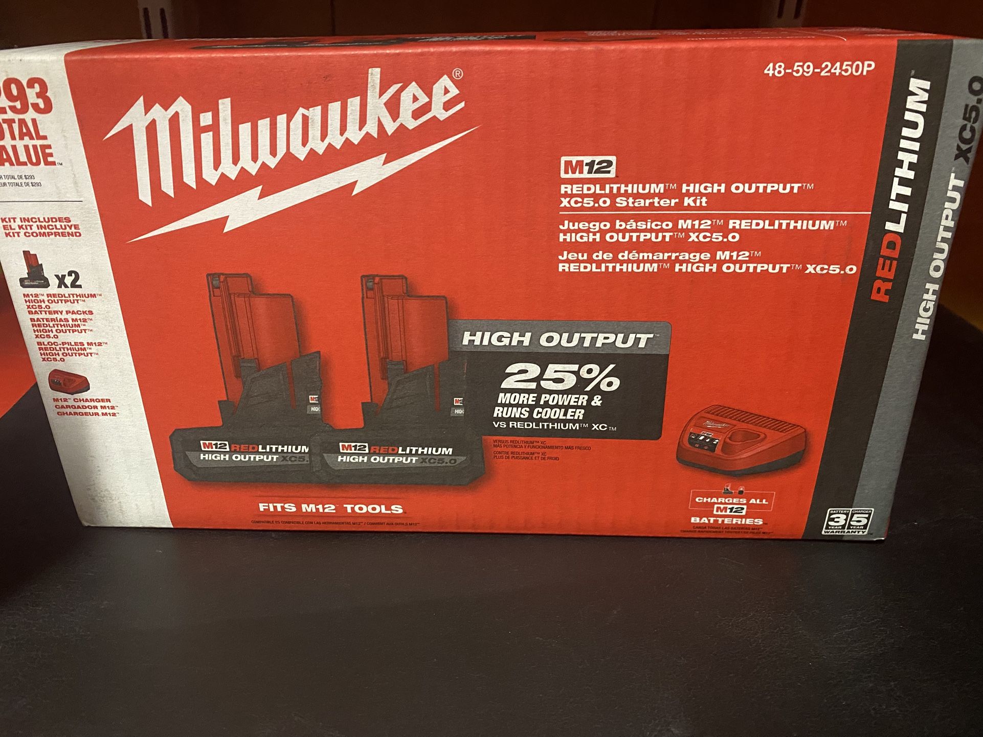 MILWAUKEE M2 HIGH OUTPUT XC5.0 STARTER KIT ((( Read Below )))