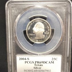 2004 S 25 CENT PCGS PR69DCAM 🔥⚡⚡💥