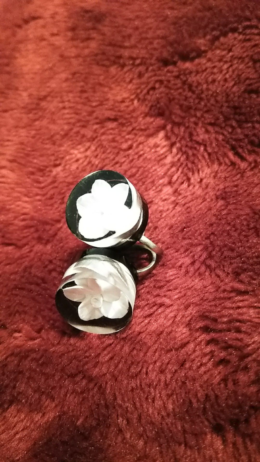 Vintage Button Flower Encased Twist Back Earrings for Sale in Palm Bay, FL  - OfferUp