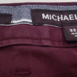 Michael Kors Mens Stretch Twill Pants
