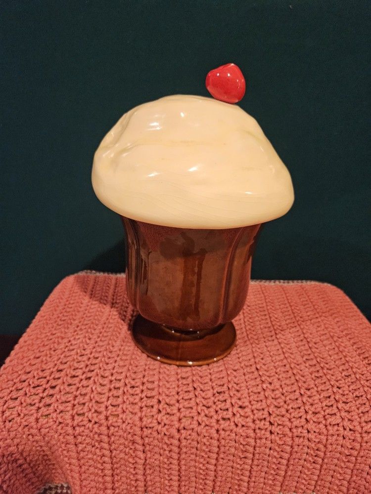 Antique Cookie Jar - Ice Cream Sundae