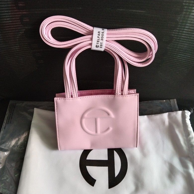 Telfar Small Shopping Bag Bubblegum Pink
