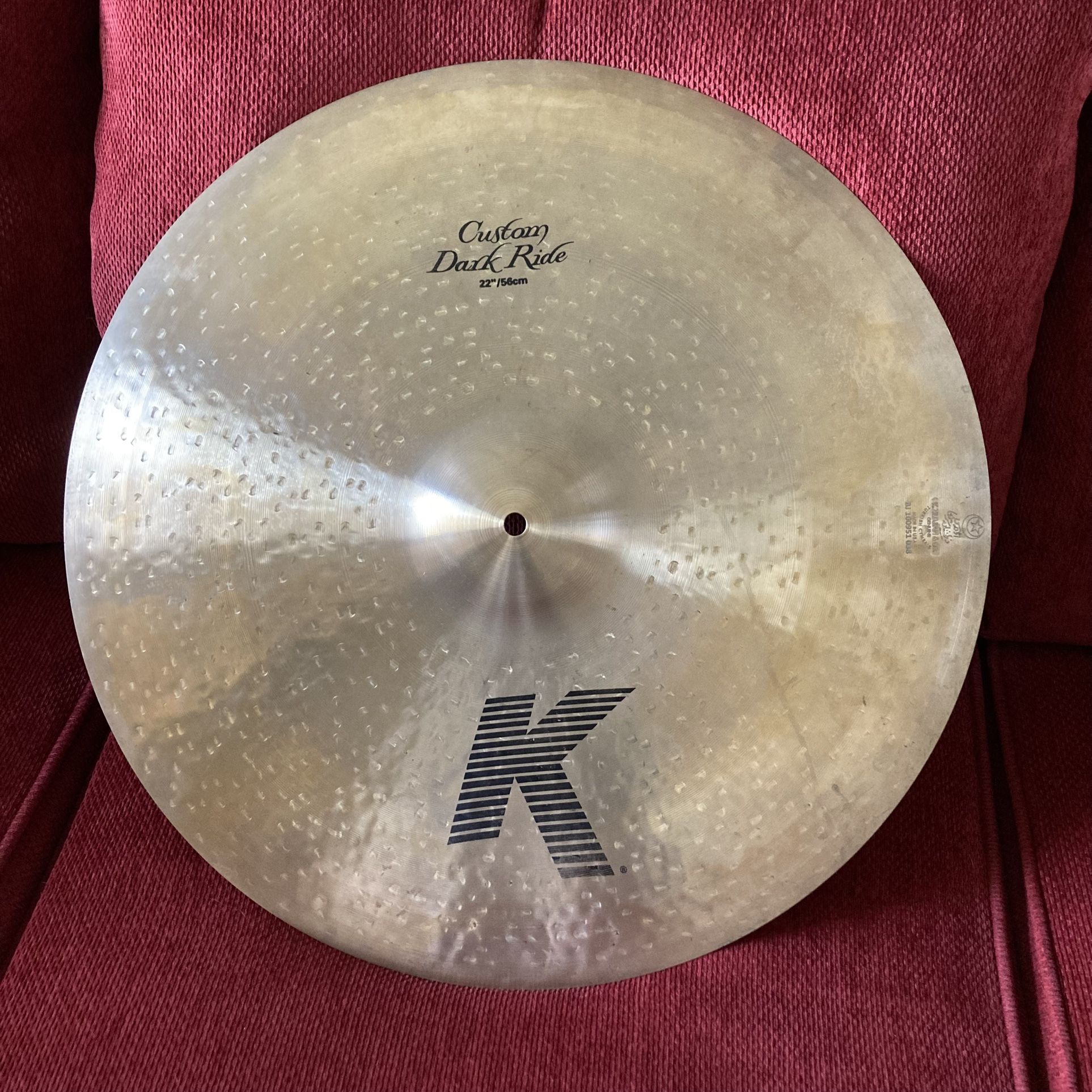 Zildjian 22” K Custom Dark Ride Cymbal