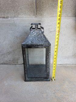 18 inch Galvanized Metal Lanterns