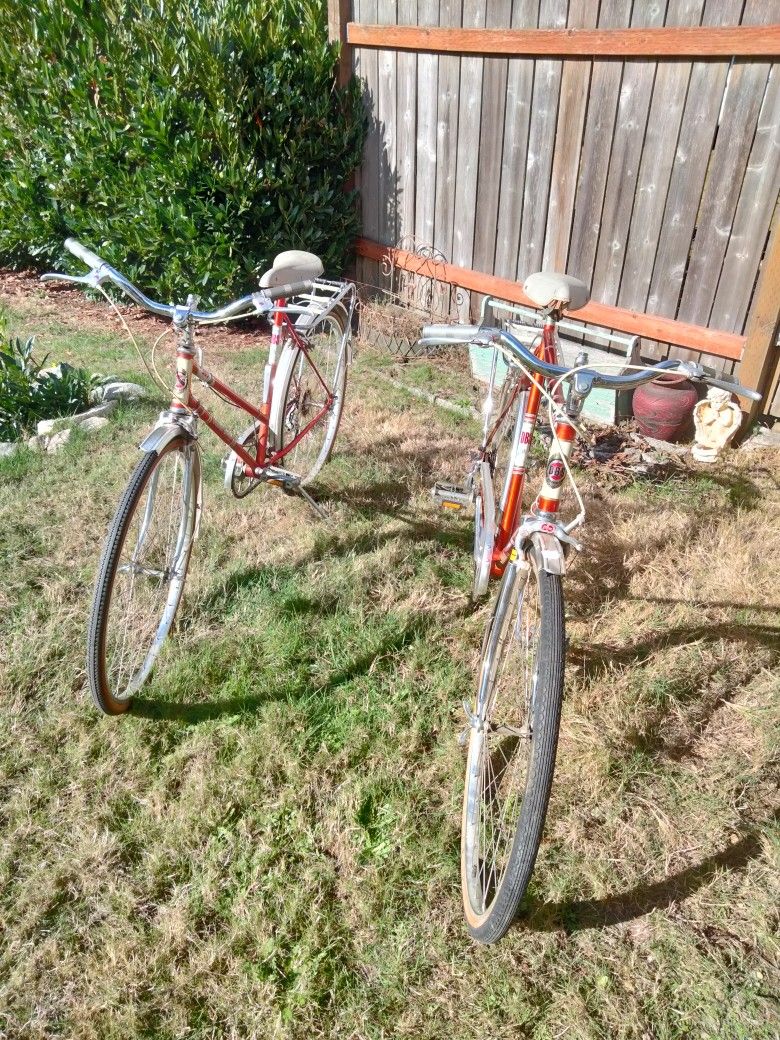 2 Vintage Made In Norway DBS Bike Are In Great Condition 