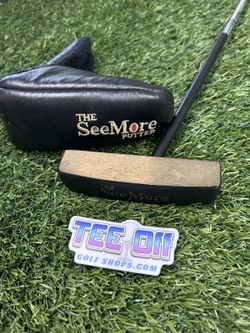 The SeeMore Blade Center Shaft Putter 34" Original Grip RH