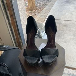 Jessica Simpson Black Heel Size 71/2-8