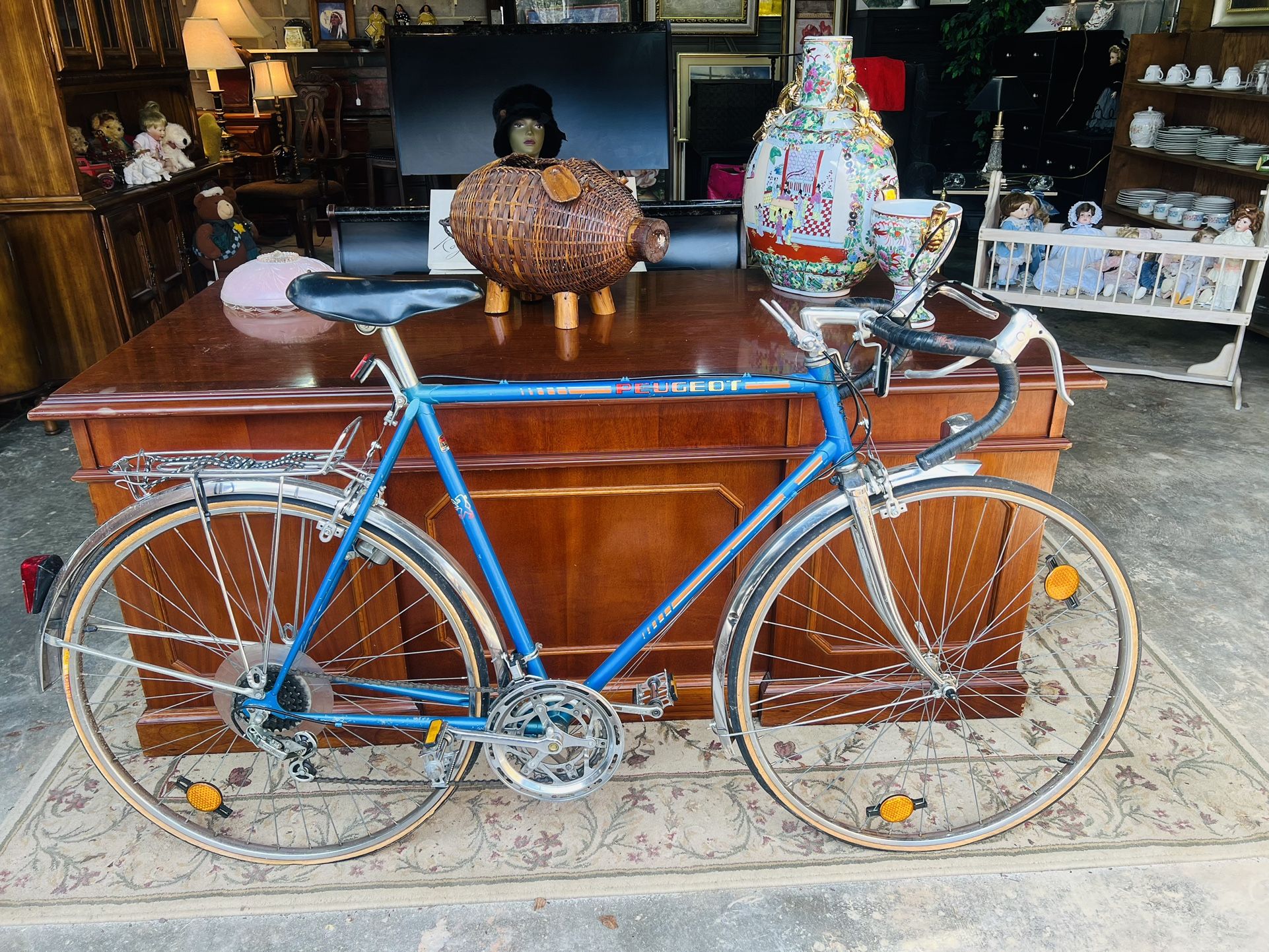 Vintage Peugeot Road Bike Carbolite 103 Steel Tubing