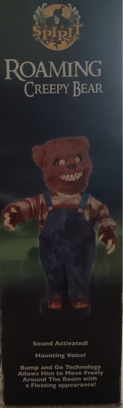 Spirit Halloween Roaming Creepy Bear Animatronic