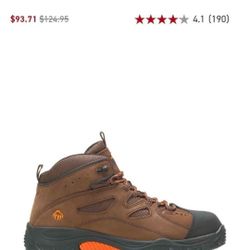 10.5 Steel Toe Work Boots (NEW)