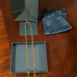 24” 10K Yellow Gold Figueroa Link Chain – Mint Condition