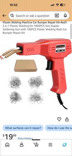 Plastic Welding Gun Car Bumper Repair Kit