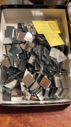 1 In Square Glass Mirror Pieces.