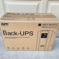 New APC UPS Back-UPS Pro 1500VA 900W Battery Backup & Surge Protector BX1500M