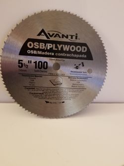 Avanti 5-1/2 in. x 100-Teeth OSB/Plywood Saw Blade