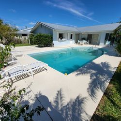 Pool Patio Resurfacing / Kool Deck / Stain And Seal