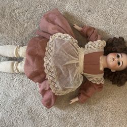 Antique Porcelain 3200 Armand Marsolle Origional 26”doll