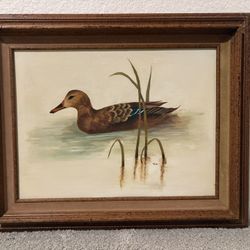 Vintage Painting Duck