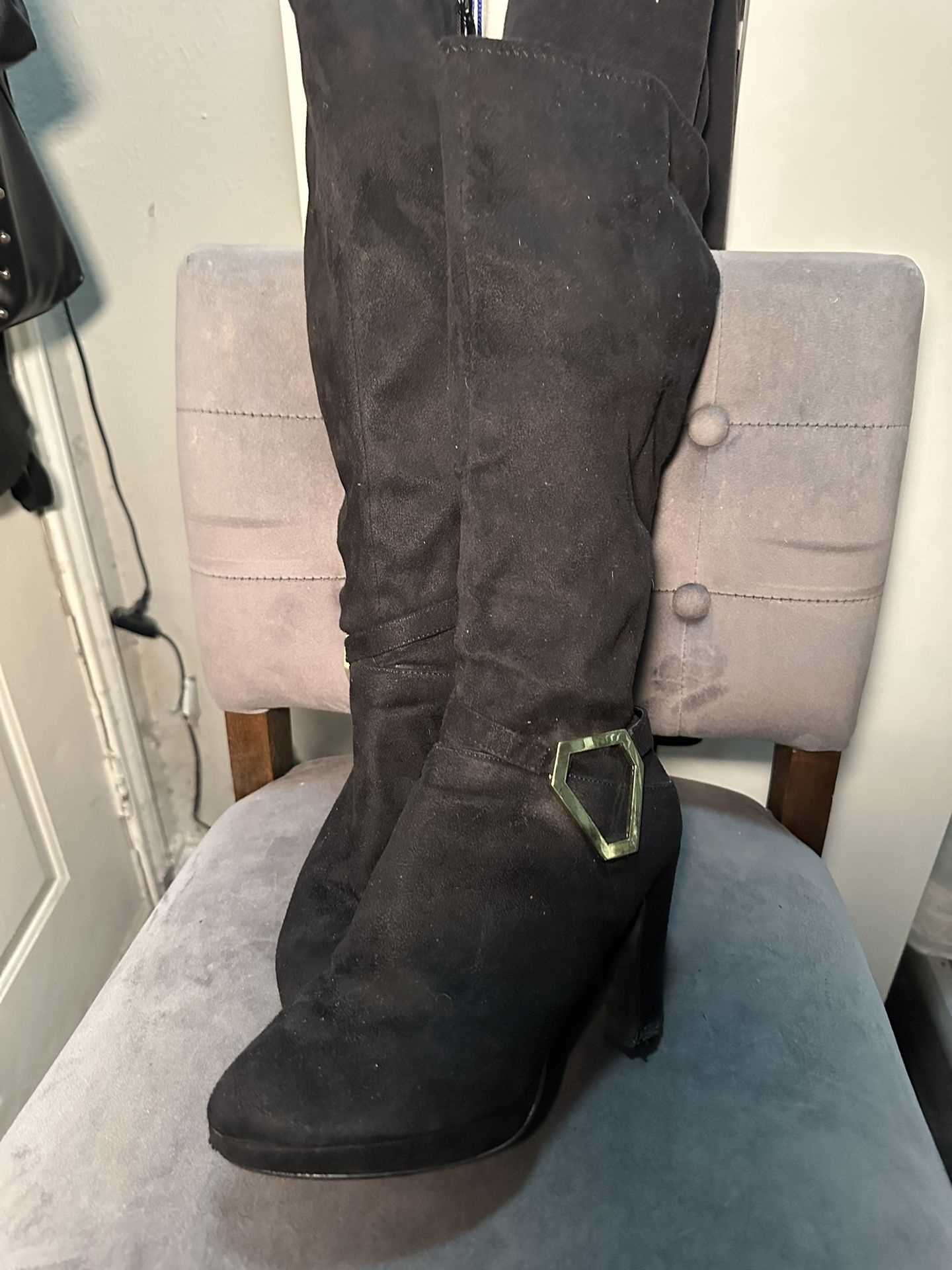 IMPO black heeled boots. Size 7 1/2