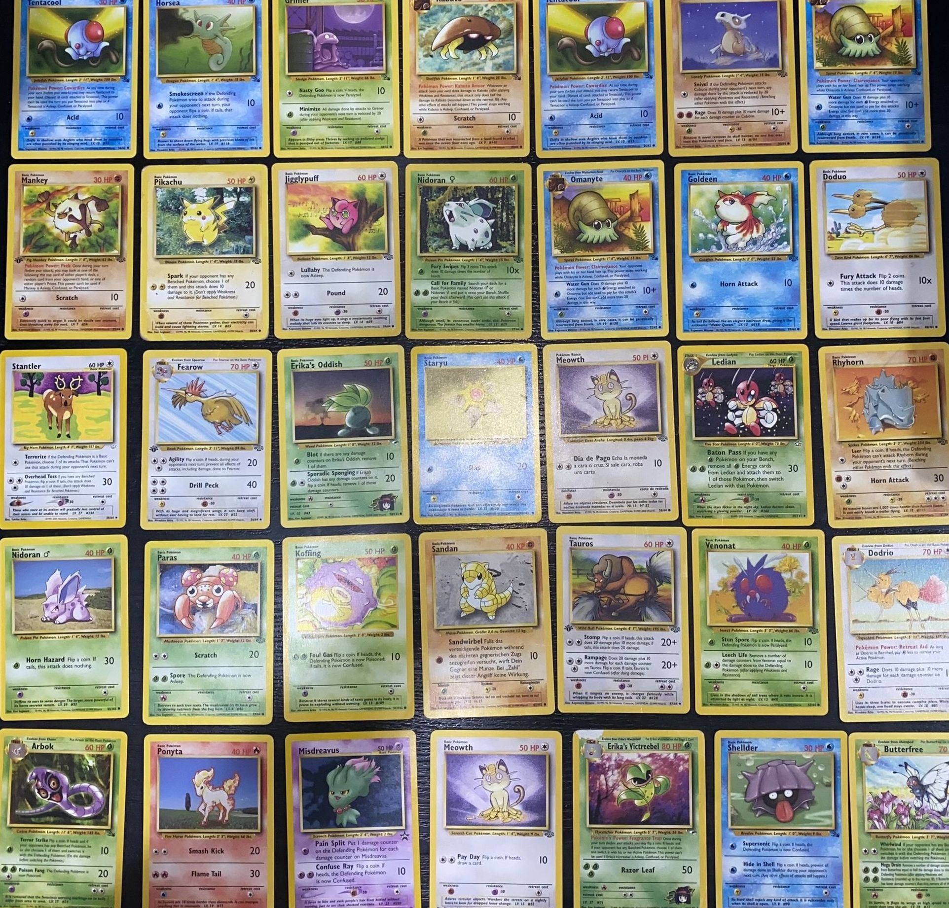 150+ Vintage Pokémon Cards 1995