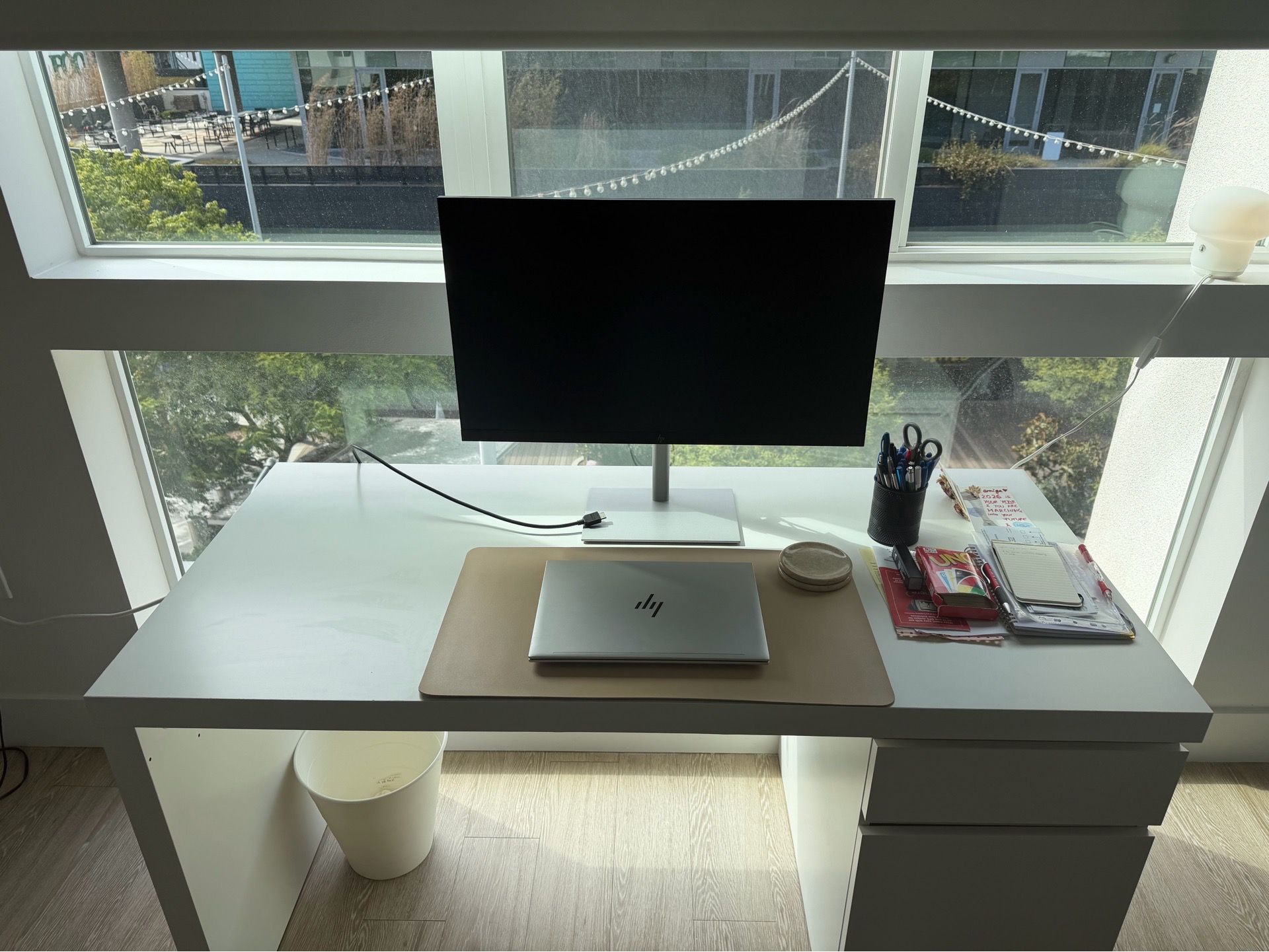 IKEA Malm Desk - white