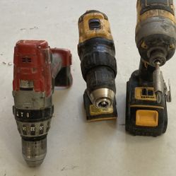 For Sale Two Drills  and One Impact Drill 