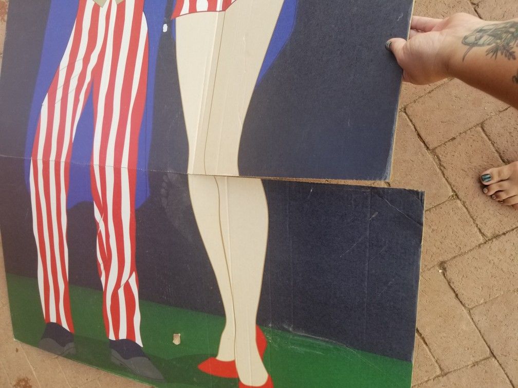 Photo prop cut out.