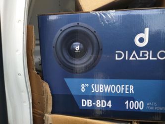 diablo 8" subwoofer