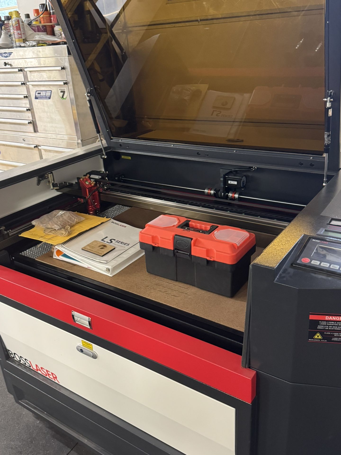 BOSS LS 2440 CO2 Laser Cutter And Engraver