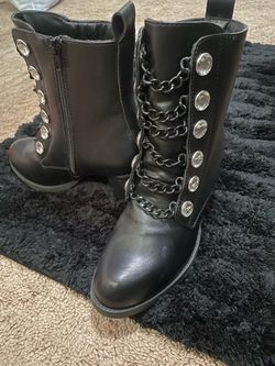 Venus Embellished Combat Boots