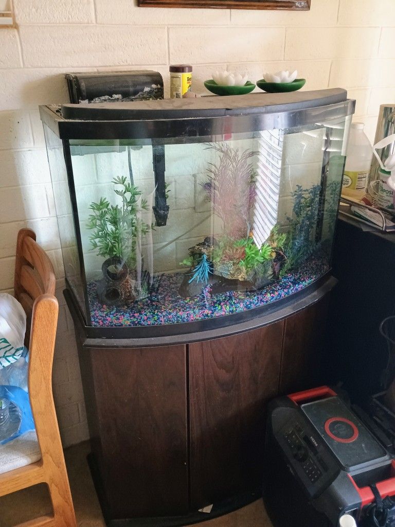 Fish Tank With Stand 55 Gallon