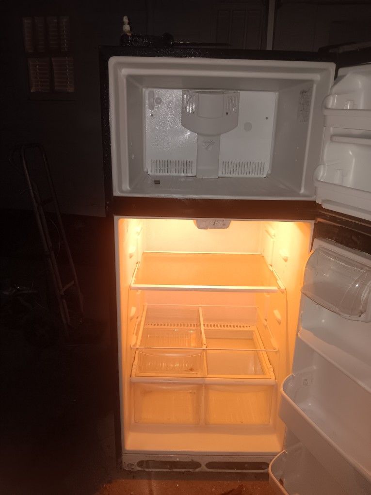 Black And Gray Refrigerator