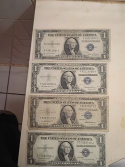 1935 $1 silver certificates