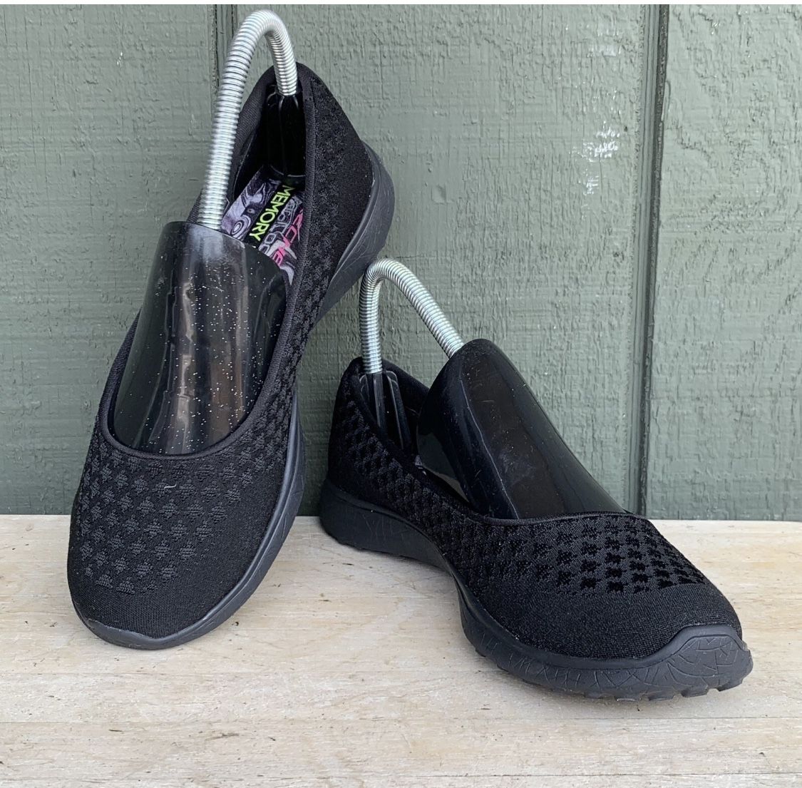 Women’s Size 6.5 - Skechers Shoes Microburst One Up Slip On Flats Black 23312